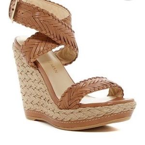 NWOT Stuart Weitzman Espadrille Wedges